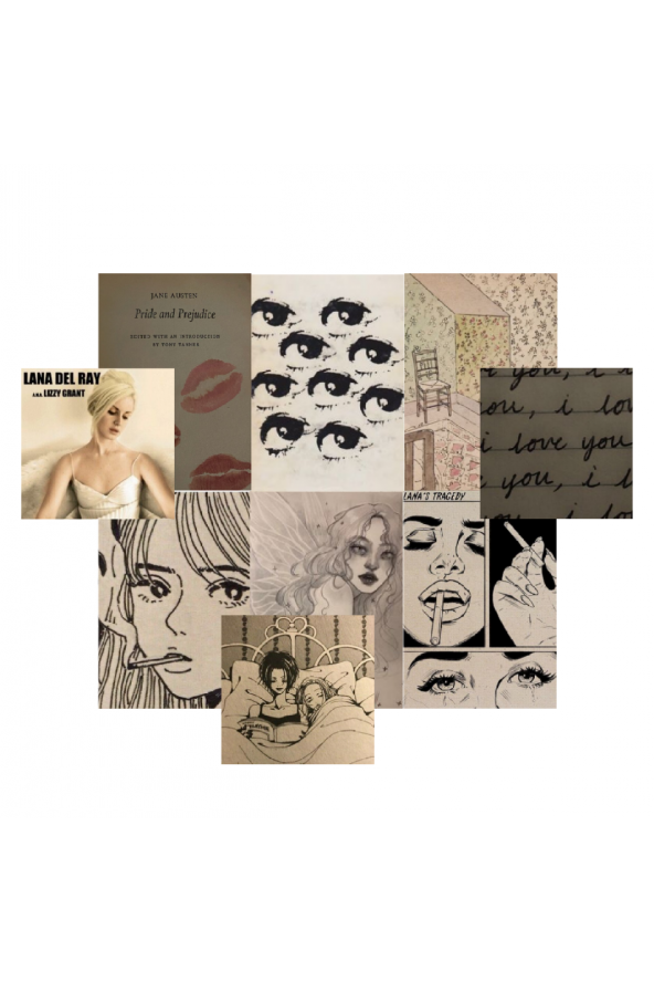 LOLİTA POSTER DUVAR KAĞIDI SETİ ürün görseli