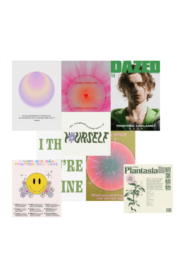 INDIE POSTER DUVAR KAĞIDI SETİ ürün görseli