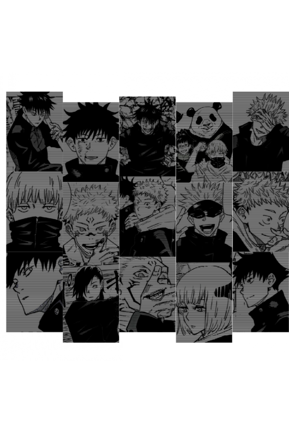 JUJUTSU KAISEN MANGA POSTER   DUVAR KAĞIDI SETİ ürün görseli