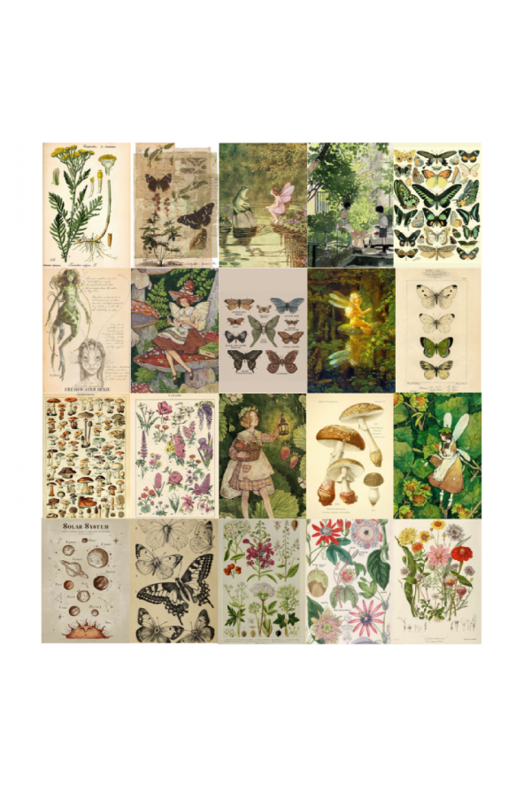 FAIRYCORE POSTER DUVAR KAĞIDI SETİ ürün görseli