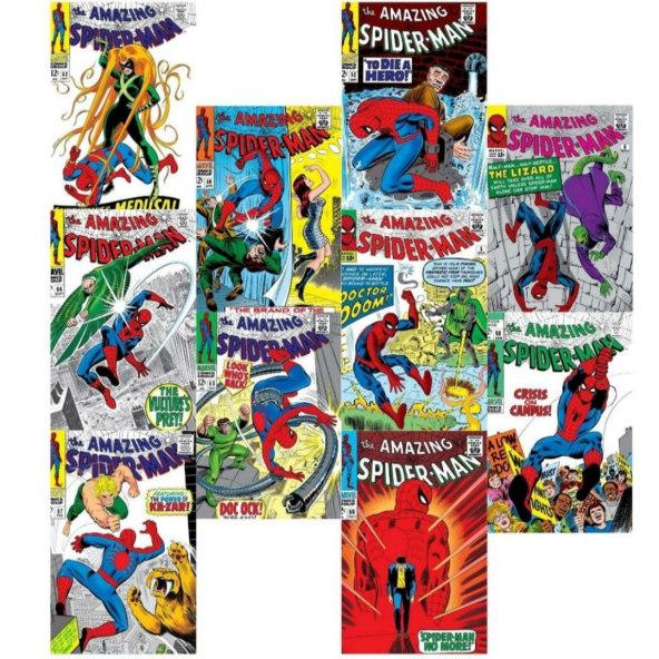 SPIDERMAN MARVEL ÖRÜMCEK ADAM POSTER DUVAR KAĞIDI SETİ - 1
