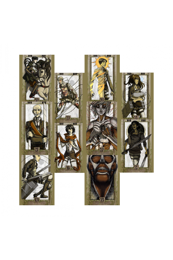 ATTACK ON TITAN POSTER  DUVAR KAĞIDI SETİ ürün görseli