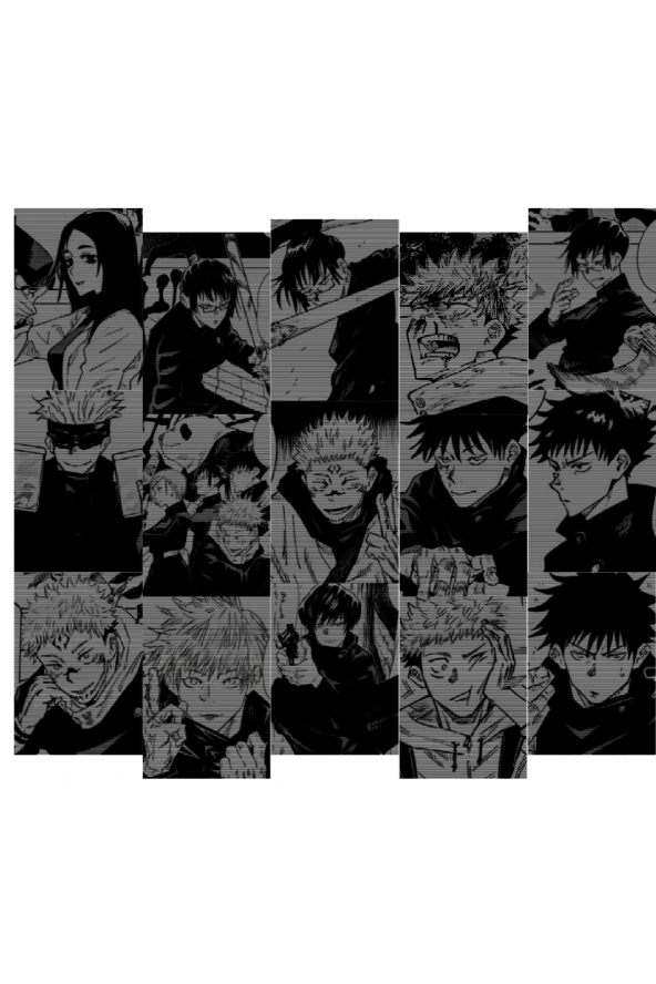 JUJUTSU KAISEN MANGA POSTER  DUVAR KAĞIDI SETİ ürün görseli