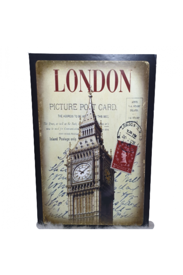 LONDON AHŞAP POSTER ürün görseli