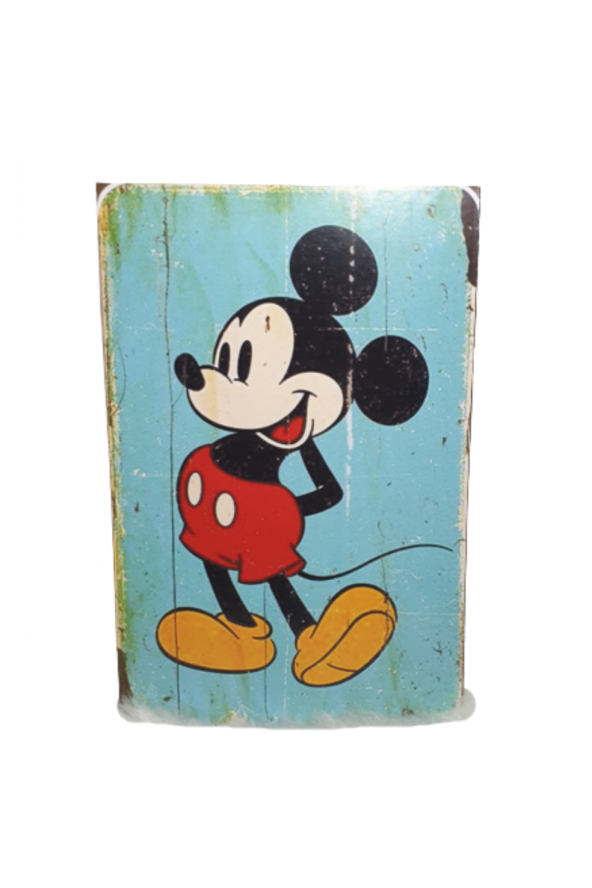 MICKEY AHŞAP POSTER ürün görseli