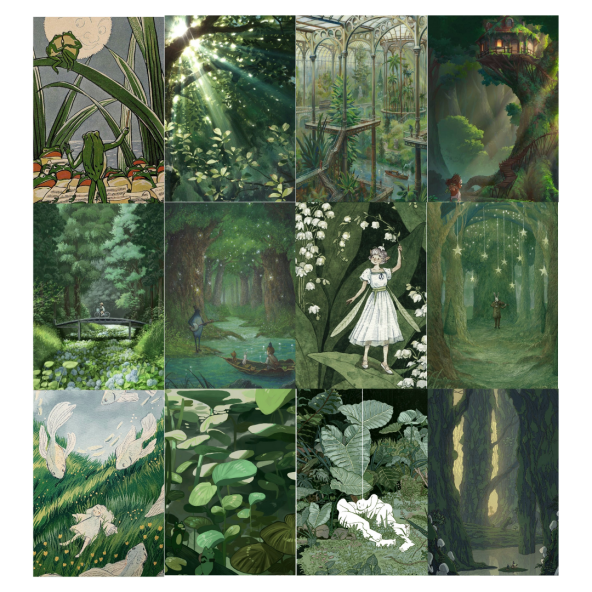 FAIRYCORE FORESTCORE POSTER DUVAR KAĞIDI SETİ ürün görseli