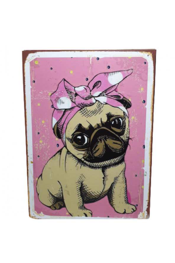 KÖPEK AHŞAP POSTER ürün görseli