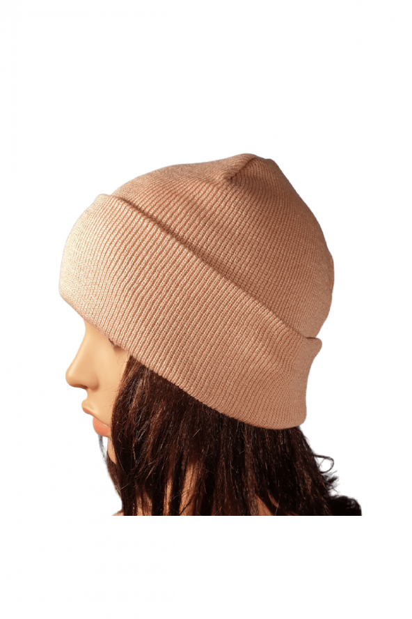 Uçuk Pembe Düz Bere - 2