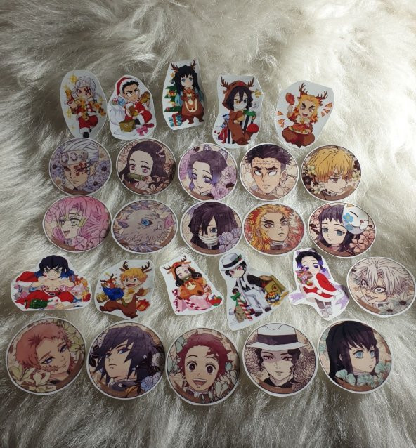 26lı Demon Slayer Anime Sticker Seti - 3