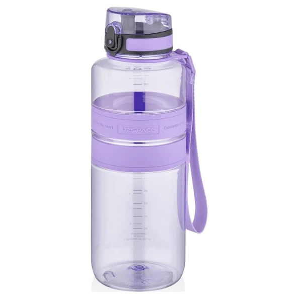 Uzspace 5032 1500ml Detox Tritan Matara Iris Purple