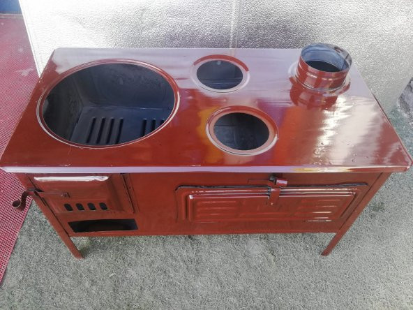 SAC KUZİNE EMAYE SOBA BAHÇE SOBASI