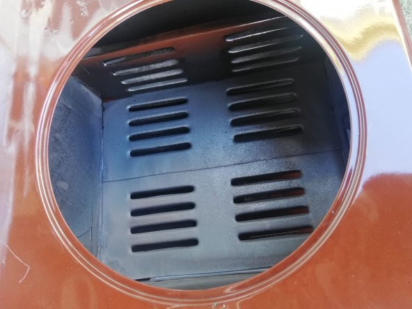 SAC KUZİNE EMAYE SOBA BAHÇE SOBASI - 2