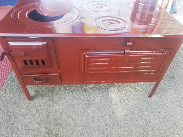 SAC KUZİNE EMAYE SOBA BAHÇE SOBASI - 3