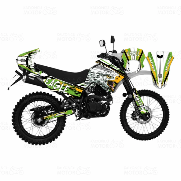 Mondial X-Treme Max 200 Eagle Design Sticker Set ürün görseli