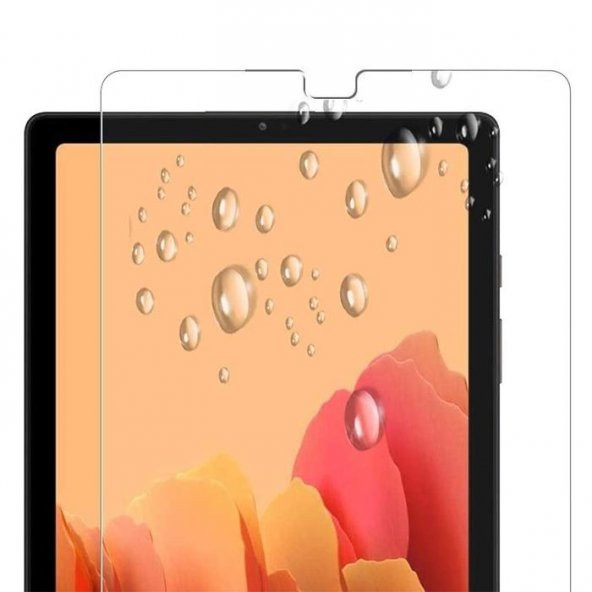 Samsung Galaxy A7 Lite T220 Silikon Kılıf Şeffaf + Temperli Cam + Kalem - 5