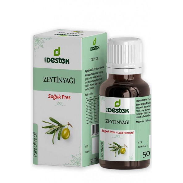 DESTEK SAF ZEYTİNYAĞI (Soğuk Pres) 50 ML