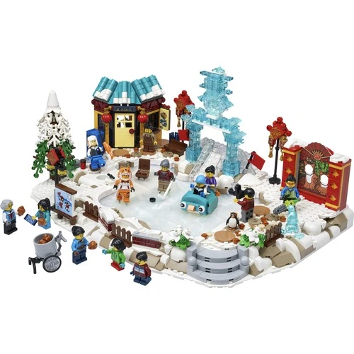 LEGO Seasonal 80109 Lunar New Year Ice Festival - Resim 3