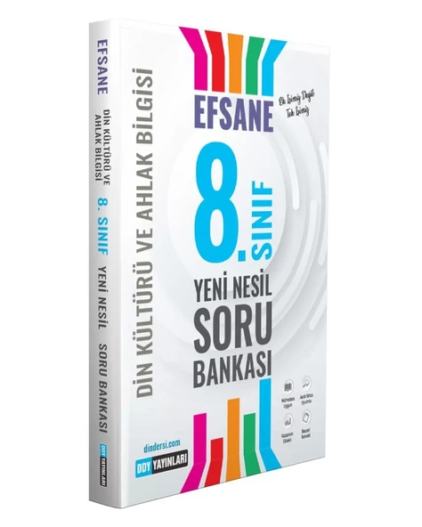 LGS Din Kültürü ve Ahlak Bilgisi Efsane Yeni Nesil Soru Bankası 8. Sınıf