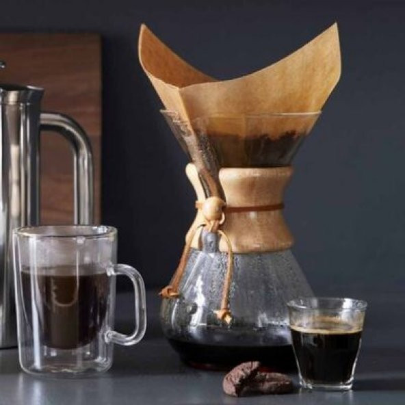 Chemex Kahve Demleme Ekipmanı - Epinox Dripper (Cam, 800 ML) - 2