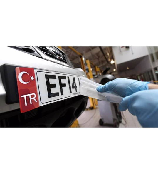 Balp TR yazılı plakalık 2li - 3