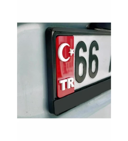 Balp TR yazılı plakalık 2li