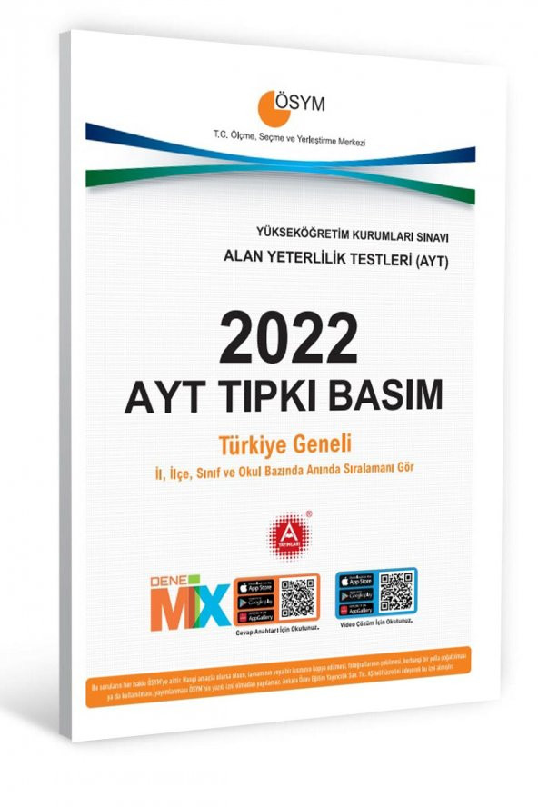 2022-3 Büyük Sınav AYT-TYT-MSÜ Tıpkı Basım - Resim 2