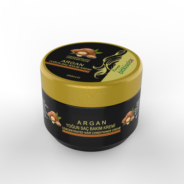 Bitkiselce Argan Yoğun Saç Bakım Kremi maske 250 ml