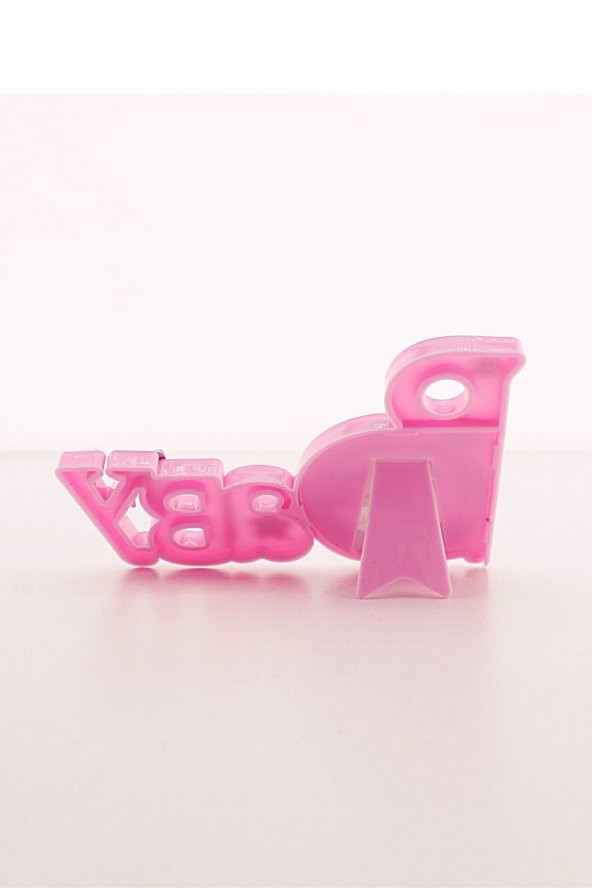 2 Adet Baby Yazılı Sevimli Mini Resim Çerçevesi Pembe - 3