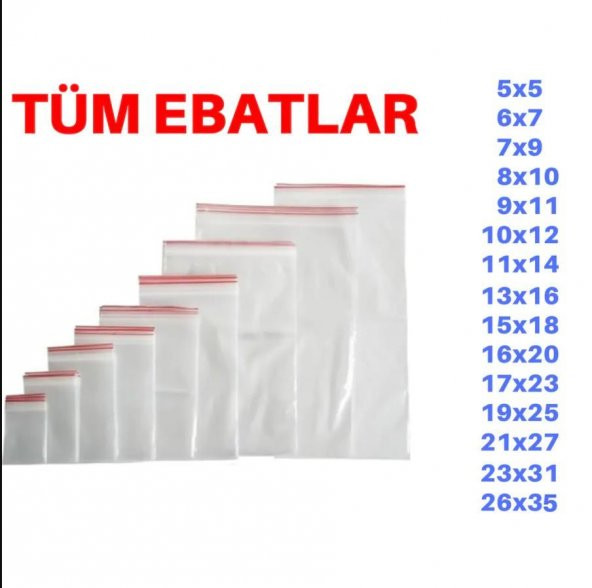 Kilitli Naylon Torba 17x23 100lü - 3