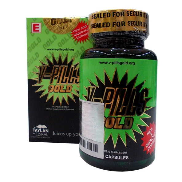 V-Pills Gold Bitkisel 60 Kapsül - Resim 6