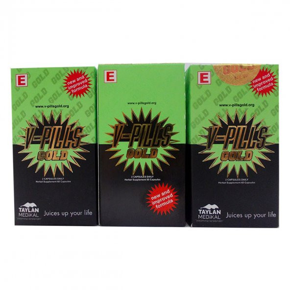 VPills Gold Bitkisel 60 Kapsül X 3Kutu B1
