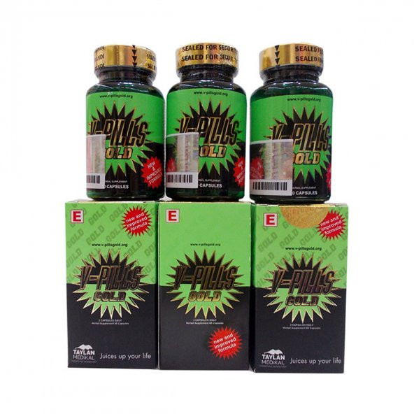 VPills Gold Bitkisel 60 Kapsül 3Kutu - 6
