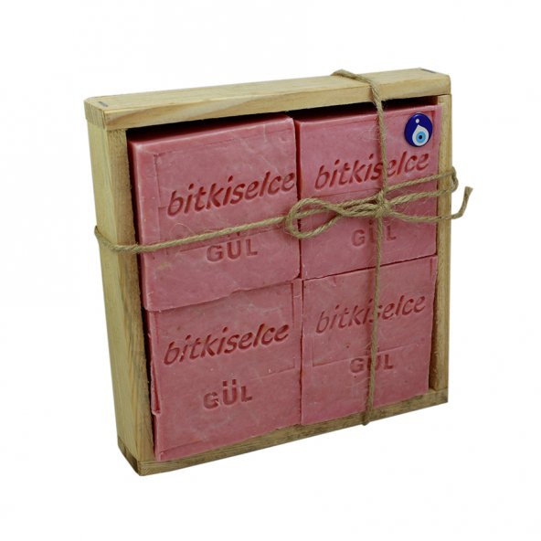 Bitkiselce El Yapımı Gül Sabunu 450gr. 4 Adet ürün görseli