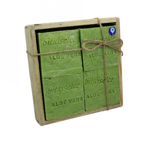 Bitkiselce El Yapımı Aloavera Sabunu 450gr. 4 Adet