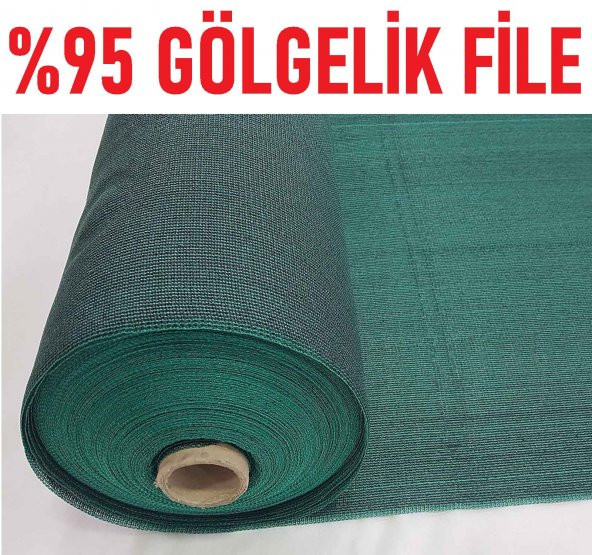 Abdioğulları 95 Gölgelik File 1,5m X 20m Bahçe Çit Örtüsü Meyve Ağacı Örtüsü