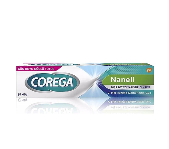Corega Süper Protez Yapıştırıcı Naneli Krem 40 gr