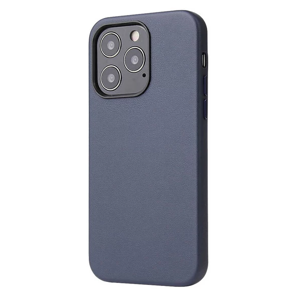 Apple iPhone 13 Pro Kılıf Eyzi Kadife İç Yüzey Suni Deri Kılıf ürün görseli 1