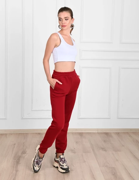 Kadın Üç İplik Jogger Eşofman Altı 6123-23 - 9