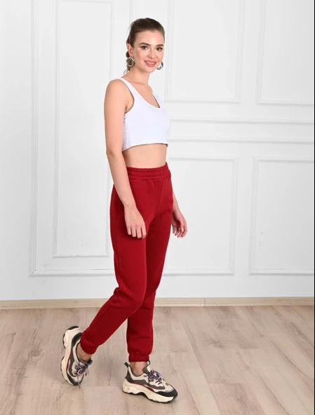 Kadın Üç İplik Jogger Eşofman Altı 6123-23 - 12