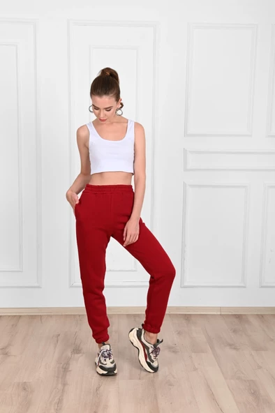 Kadın Üç İplik Jogger Eşofman Altı 6123-23 - 10