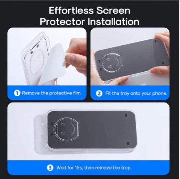 Joyroom İphone 13 Pro Max 2 Adet Hd Kurulum Aparatlı Cam Ekran Koruyucu
