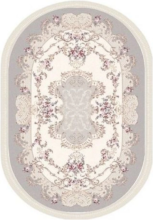 Brillant İpek Latex Oval Halı-ANLORA HJE11753.801-(130X190CM)