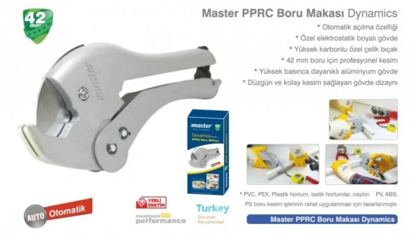 Master PPRC Boru Kesme Makası Dynamics Çelik 42 mm - 2