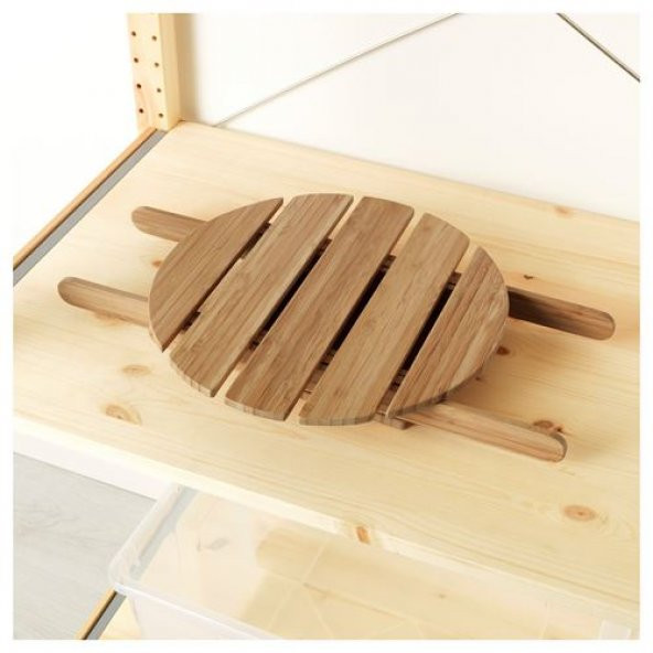 Bambu Saksı Standı MeridyenDukkan 29 cm Açılır Kapanır Saksılık - 3