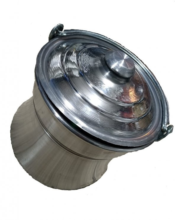 Alüminyum Bakraç 33 cm İnce Belli Yoğurt Bakracı Süt Bakracı