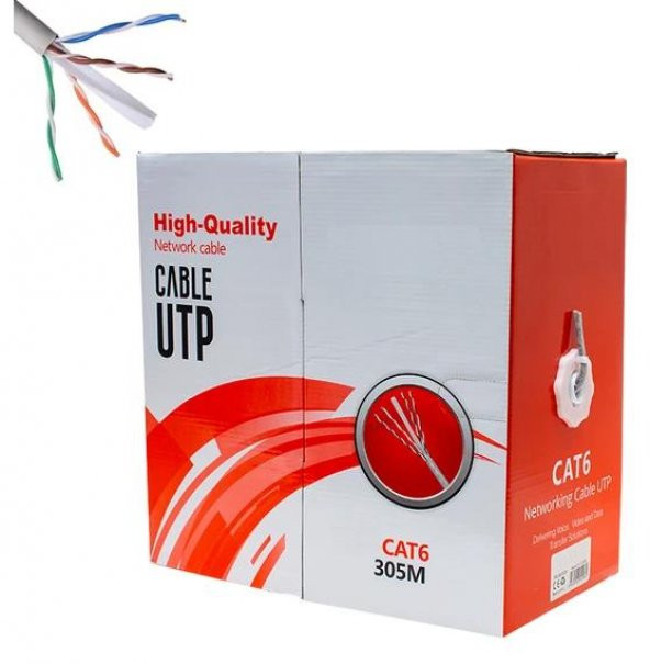 Cat. 6 Network Kablosu - 305 Metre - Resim 3