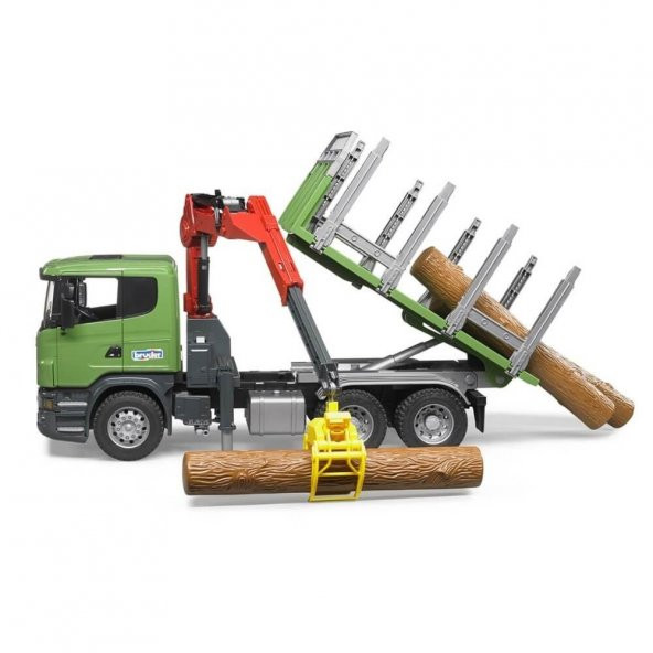 Bruder Scania R-Serisi Kütük Taşıyıcı Kamyon - 4