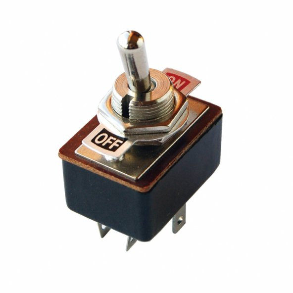 "151" 12 mm Toggle Switch ON/OFF 6 Pin