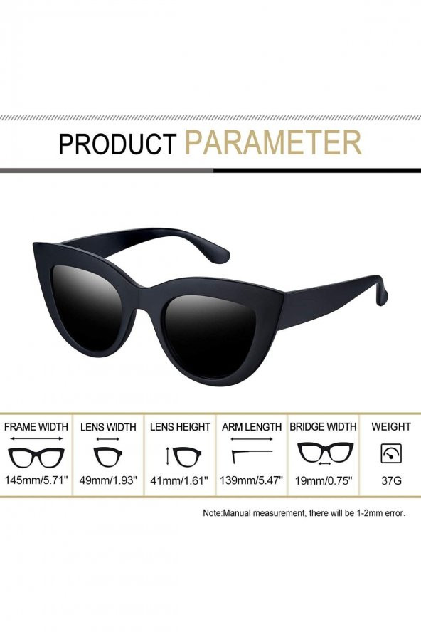 8045set05 Vintage Vog Model Ve Wayferer Model 2li Kadın Gözlük Seti - 2