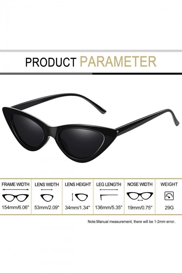 8045set06 Vintage Küçük Cateye Ve Wayferer Model 2li Kadın Gözlük Seti - 2